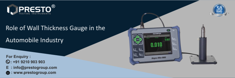 Role of Wall Thickness Gauge in the Automobile Industry